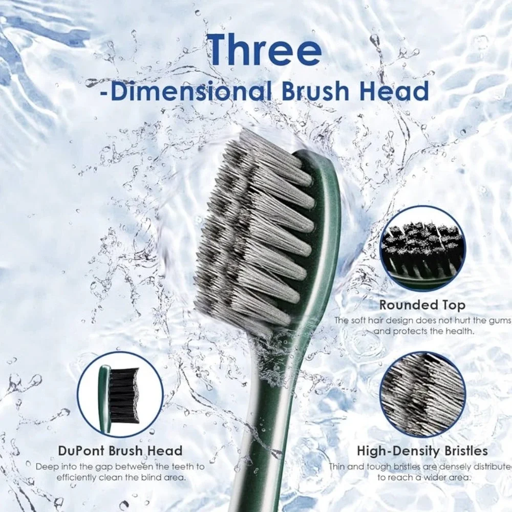 SVK France SB06 Sonic Electric Toothbrush Gift Set Green 5 Modes IPX7 Waterproof